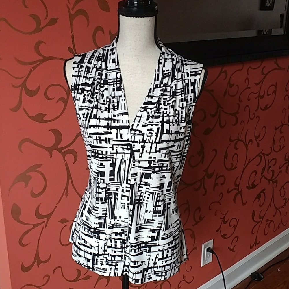 V-neck blouse